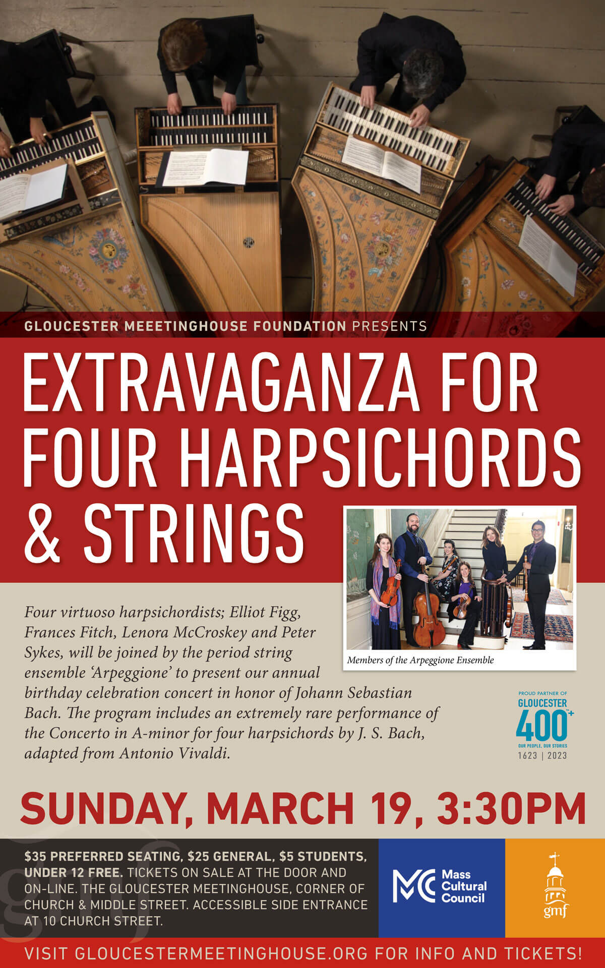 Extravaganza For Four Harpsichords & Strings