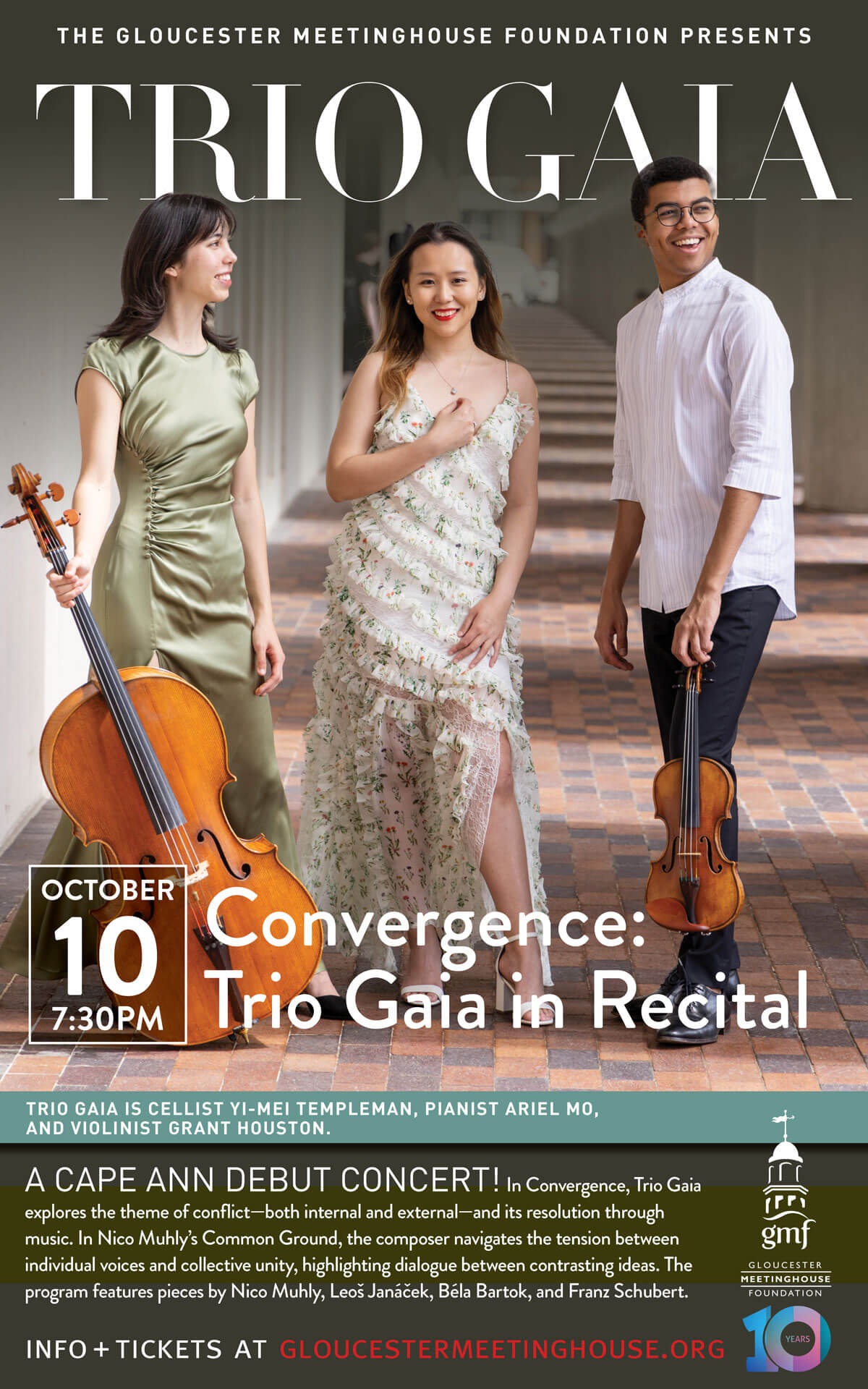 Facebook Twitter Google+ Tumblr E-Mail PinterestConvergence Trio Gaia in Recital Convergence Trio Gaia in Recital