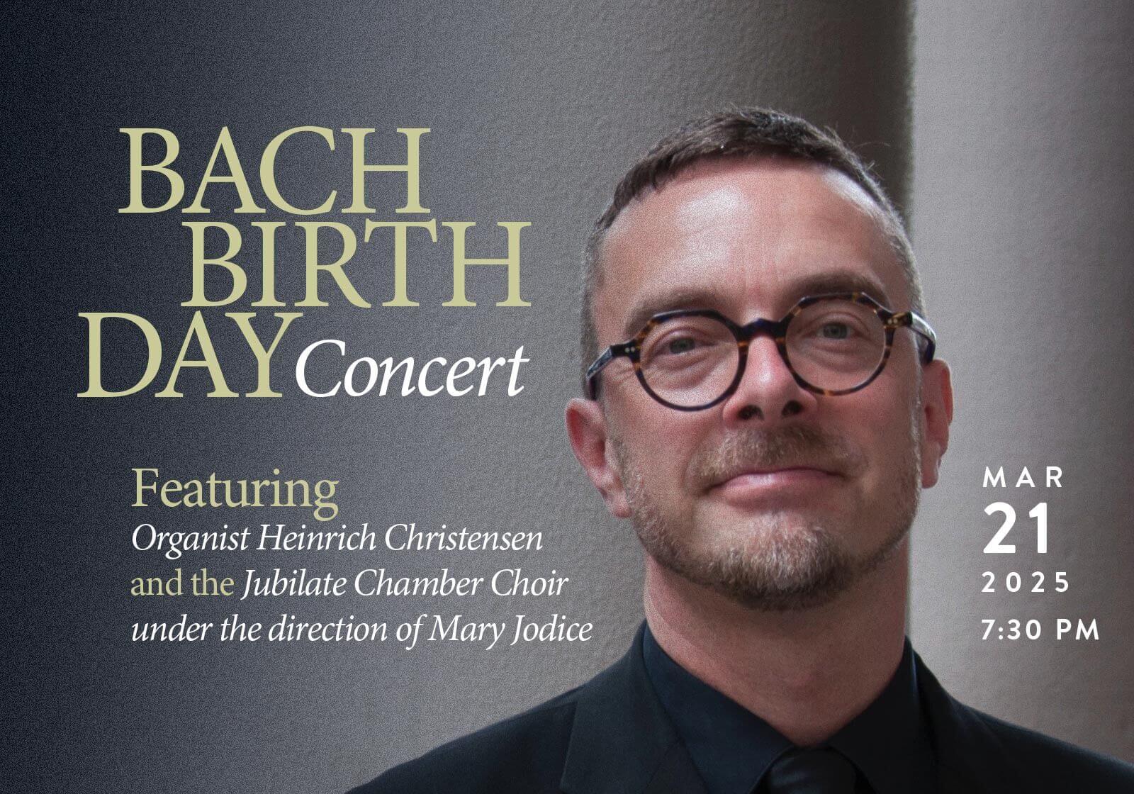 Fifth Annual Bach Birthday Concert