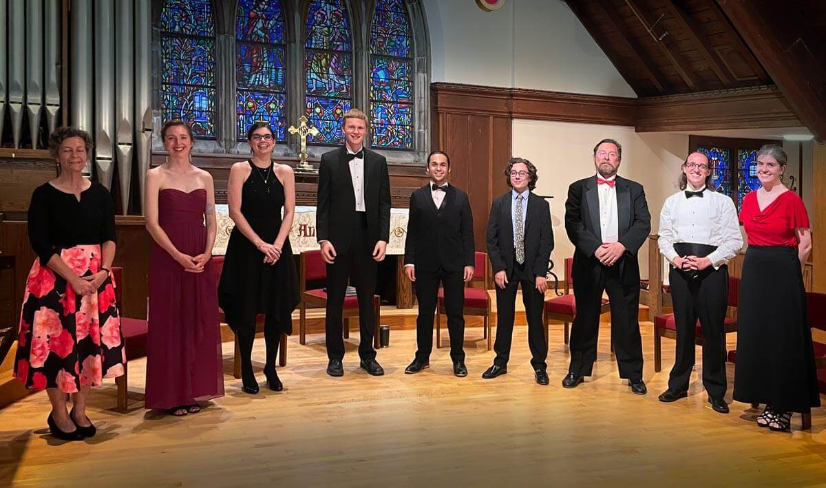 The Jubilate Chamber Choir directed by Mary Jodice